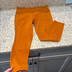 Athleta Orange Leggings for Active Wear